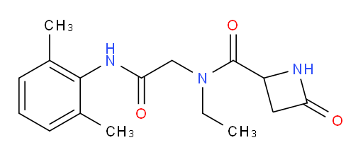 N-(2-((2,6-dimethylphenyl)amino)-2-oxoethyl)-N-ethyl-4-oxoazetidine-2-carboxamide