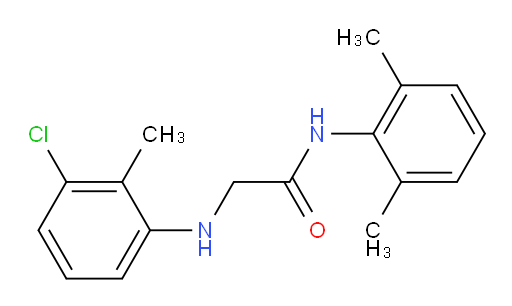 2-((3-chloro-2-methylphenyl)amino)-N-(2,6-dimethylphenyl)acetamide