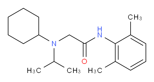 2-(cyclohexyl(isopropyl)amino)-N-(2,6-dimethylphenyl)acetamide
