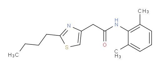 2-(2-butylthiazol-4-yl)-N-(2,6-dimethylphenyl)acetamide