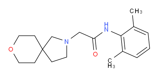 N-(2,6-dimethylphenyl)-2-(8-oxa-2-azaspiro[4.5]decan-2-yl)acetamide