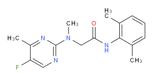 N-(2,6-dimethylphenyl)-2-((5-fluoro-4-methylpyrimidin-2-yl)(methyl)amino)acetamide