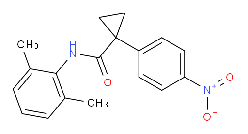 N-(2,6-dimethylphenyl)-1-(4-nitrophenyl)cyclopropanecarboxamide