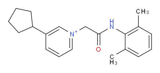 3-cyclopentyl-1-(2-((2,6-dimethylphenyl)amino)-2-oxoethyl)pyridin-1-ium
