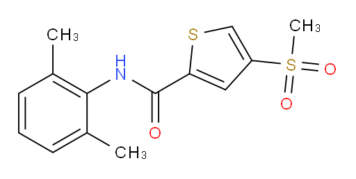 N-(2,6-dimethylphenyl)-4-(methylsulfonyl)thiophene-2-carboxamide