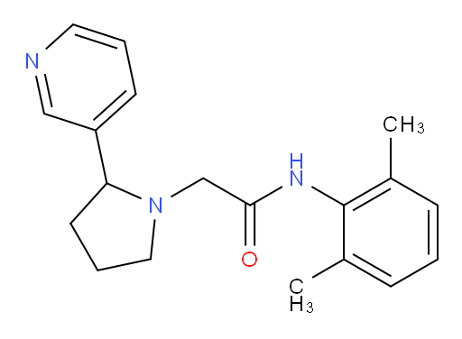 N-(2,6-dimethylphenyl)-2-(2-(pyridin-3-yl)pyrrolidin-1-yl)acetamide