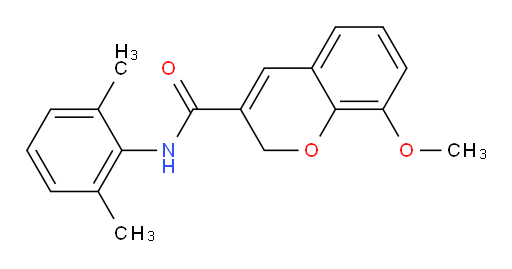 N-(2,6-dimethylphenyl)-8-methoxy-2H-chromene-3-carboxamide