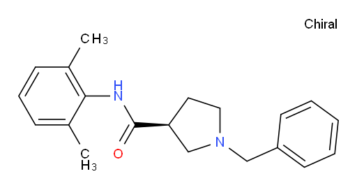 (S)-1-benzyl-N-(2,6-dimethylphenyl)pyrrolidine-3-carboxamide