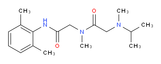 N-(2-((2,6-dimethylphenyl)amino)-2-oxoethyl)-2-(isopropyl(methyl)amino)-N-methylacetamide