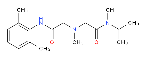 2-((2-((2,6-dimethylphenyl)amino)-2-oxoethyl)(methyl)amino)-N-isopropyl-N-methylacetamide