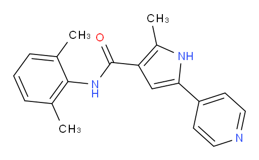 N-(2,6-dimethylphenyl)-2-methyl-5-(pyridin-4-yl)-1H-pyrrole-3-carboxamide