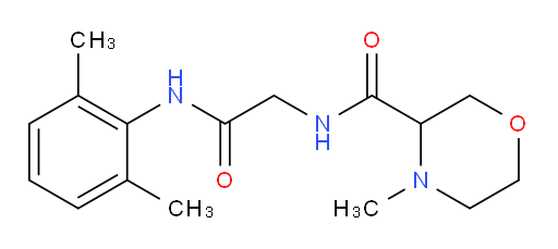 N-(2-((2,6-dimethylphenyl)amino)-2-oxoethyl)-4-methylmorpholine-3-carboxamide
