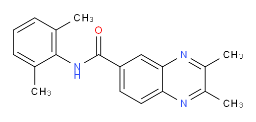 N-(2,6-dimethylphenyl)-2,3-dimethylquinoxaline-6-carboxamide