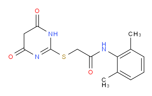 N-(2,6-dimethylphenyl)-2-((4,6-dioxo-1,4,5,6-tetrahydropyrimidin-2-yl)thio)acetamide