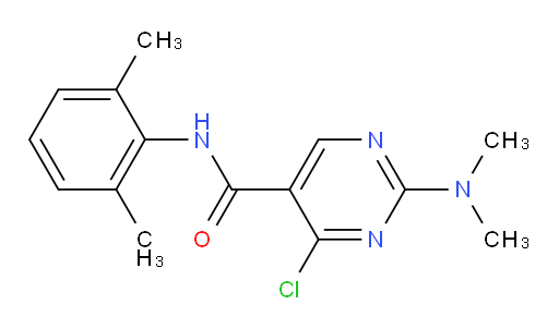 4-chloro-2-(dimethylamino)-N-(2,6-dimethylphenyl)pyrimidine-5-carboxamide
