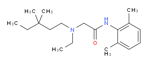 2-((3,3-dimethylpentyl)(ethyl)amino)-N-(2,6-dimethylphenyl)acetamide