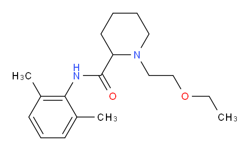 N-(2,6-dimethylphenyl)-1-(2-ethoxyethyl)piperidine-2-carboxamide