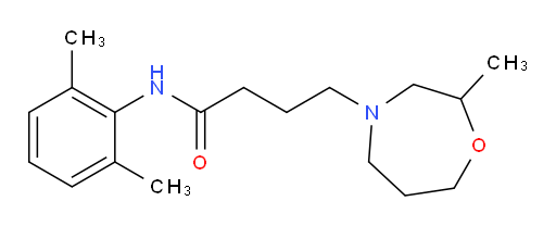 N-(2,6-dimethylphenyl)-4-(2-methyl-1,4-oxazepan-4-yl)butanamide