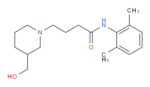 N-(2,6-dimethylphenyl)-4-(3-(hydroxymethyl)piperidin-1-yl)butanamide