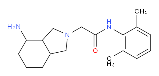 2-(4-aminohexahydro-1H-isoindol-2(3H)-yl)-N-(2,6-dimethylphenyl)acetamide