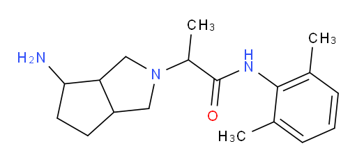 2-(4-aminohexahydrocyclopenta[c]pyrrol-2(1H)-yl)-N-(2,6-dimethylphenyl)propanamide