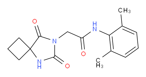 N-(2,6-dimethylphenyl)-2-(6,8-dioxo-5,7-diazaspiro[3.4]octan-7-yl)acetamide