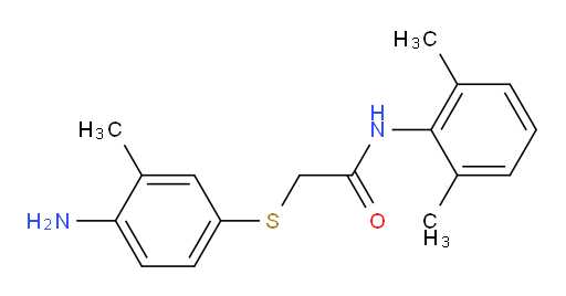 2-((4-amino-3-methylphenyl)thio)-N-(2,6-dimethylphenyl)acetamide