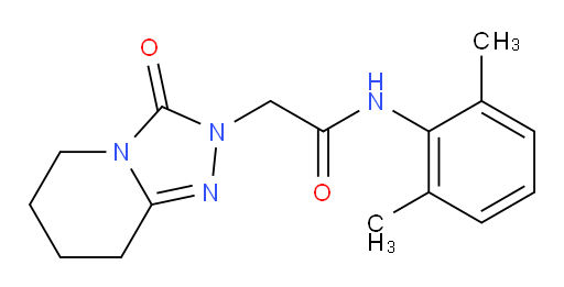 N-(2,6-dimethylphenyl)-2-(3-oxo-5,6,7,8-tetrahydro-[1,2,4]triazolo[4,3-a]pyridin-2(3H)-yl)acetamide