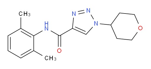 N-(2,6-dimethylphenyl)-1-(tetrahydro-2H-pyran-4-yl)-1H-1,2,3-triazole-4-carboxamide