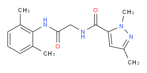 N-(2-((2,6-dimethylphenyl)amino)-2-oxoethyl)-1,3-dimethyl-1H-pyrazole-5-carboxamide