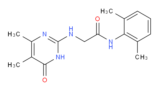 2-((4,5-dimethyl-6-oxo-1,6-dihydropyrimidin-2-yl)amino)-N-(2,6-dimethylphenyl)acetamide