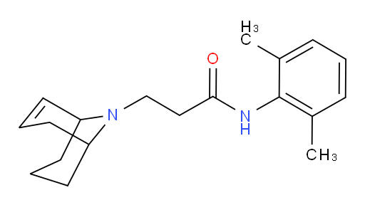 3-(9-azabicyclo[3.3.1]non-2-en-9-yl)-N-(2,6-dimethylphenyl)propanamide