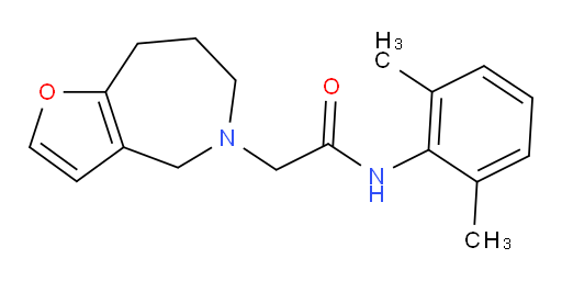 2-(7,8-dihydro-4H-furo[3,2-c]azepin-5(6H)-yl)-N-(2,6-dimethylphenyl)acetamide