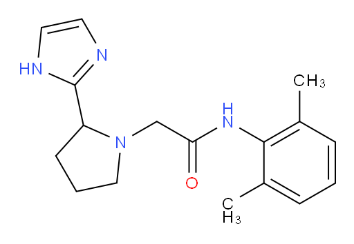 2-(2-(1H-imidazol-2-yl)pyrrolidin-1-yl)-N-(2,6-dimethylphenyl)acetamide