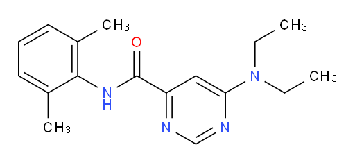 6-(diethylamino)-N-(2,6-dimethylphenyl)pyrimidine-4-carboxamide
