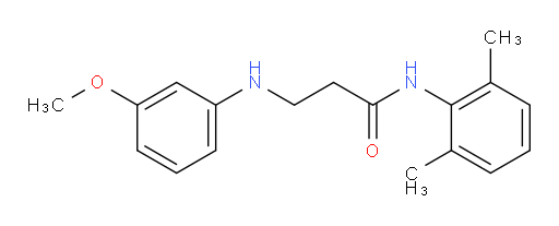 N-(2,6-dimethylphenyl)-3-((3-methoxyphenyl)amino)propanamide