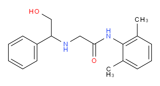 N-(2,6-dimethylphenyl)-2-((2-hydroxy-1-phenylethyl)amino)acetamide