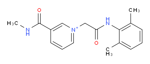 1-(2-((2,6-dimethylphenyl)amino)-2-oxoethyl)-3-(methylcarbamoyl)pyridin-1-ium
