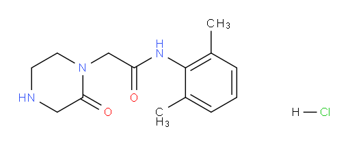 N-(2,6-dimethylphenyl)-2-(2-oxopiperazin-1-yl)acetamide hydrochloride