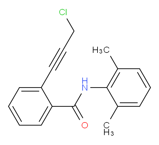 2-(3-chloroprop-1-yn-1-yl)-N-(2,6-dimethylphenyl)benzamide