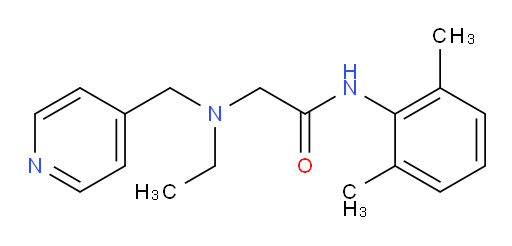 N-(2,6-dimethylphenyl)-2-(ethyl(pyridin-4-ylmethyl)amino)acetamide