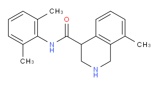 N-(2,6-dimethylphenyl)-8-methyl-1,2,3,4-tetrahydroisoquinoline-4-carboxamide