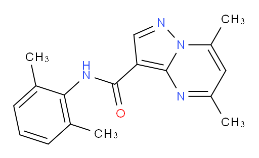 N-(2,6-dimethylphenyl)-5,7-dimethylpyrazolo[1,5-a]pyrimidine-3-carboxamide