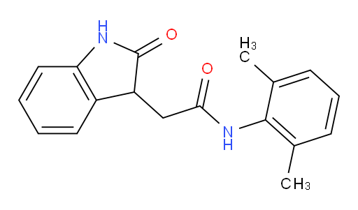 N-(2,6-dimethylphenyl)-2-(2-oxoindolin-3-yl)acetamide