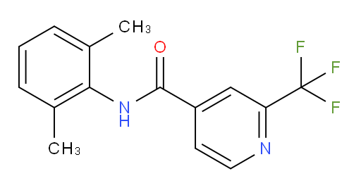 N-(2,6-dimethylphenyl)-2-(trifluoromethyl)isonicotinamide
