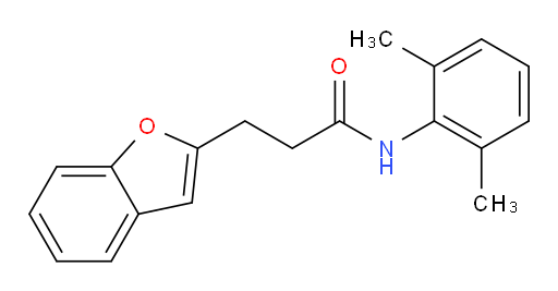 3-(benzofuran-2-yl)-N-(2,6-dimethylphenyl)propanamide