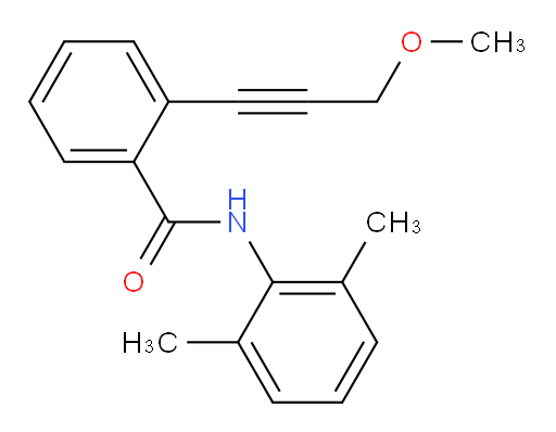 N-(2,6-dimethylphenyl)-2-(3-methoxyprop-1-yn-1-yl)benzamide