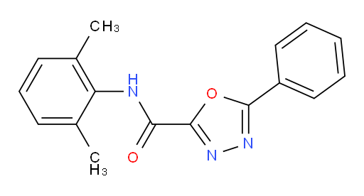 N-(2,6-dimethylphenyl)-5-phenyl-1,3,4-oxadiazole-2-carboxamide