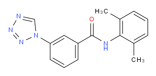 N-(2,6-dimethylphenyl)-3-(1H-tetrazol-1-yl)benzamide
