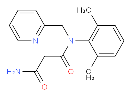 N1-(2,6-dimethylphenyl)-N1-(pyridin-2-ylmethyl)malonamide